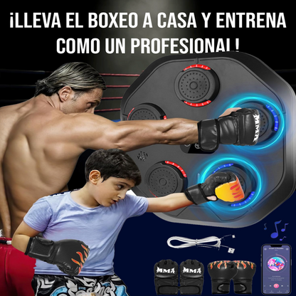 Máquina de Boxeo Bluetooth ¡Sigue el rendimiento de tus entrenamientos!
